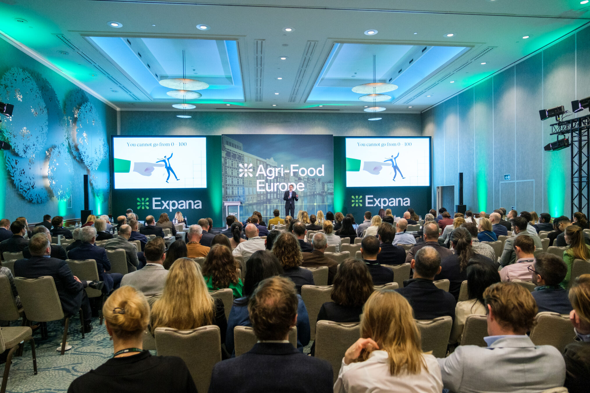 Audience and stage at Agri-Food Europe