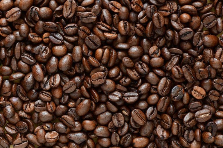 Roasted coffee beans