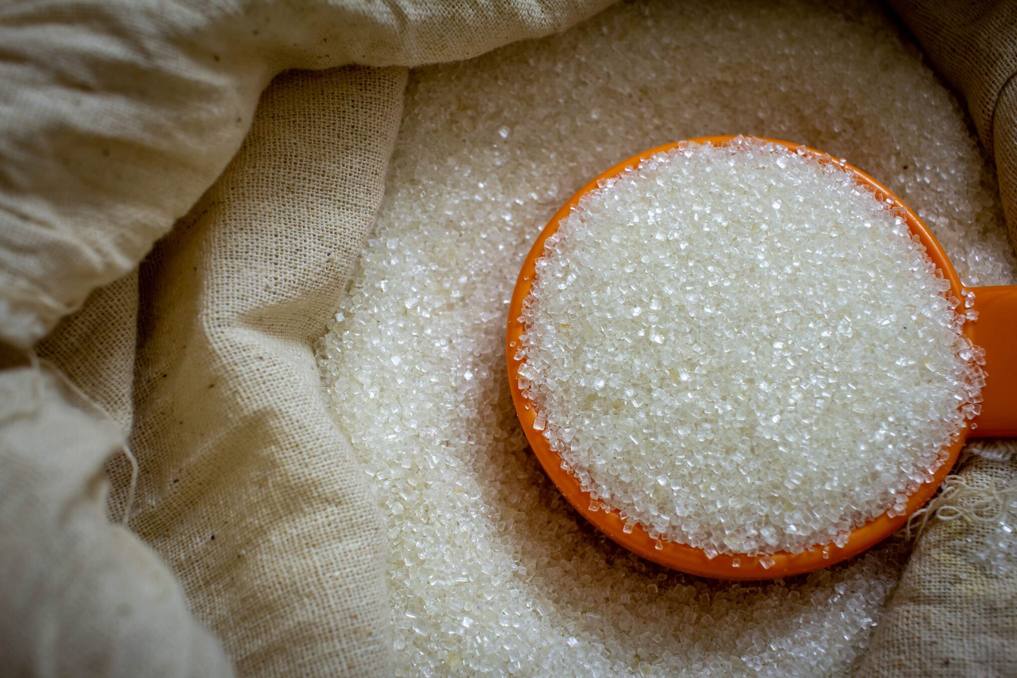 Granulated white sugar