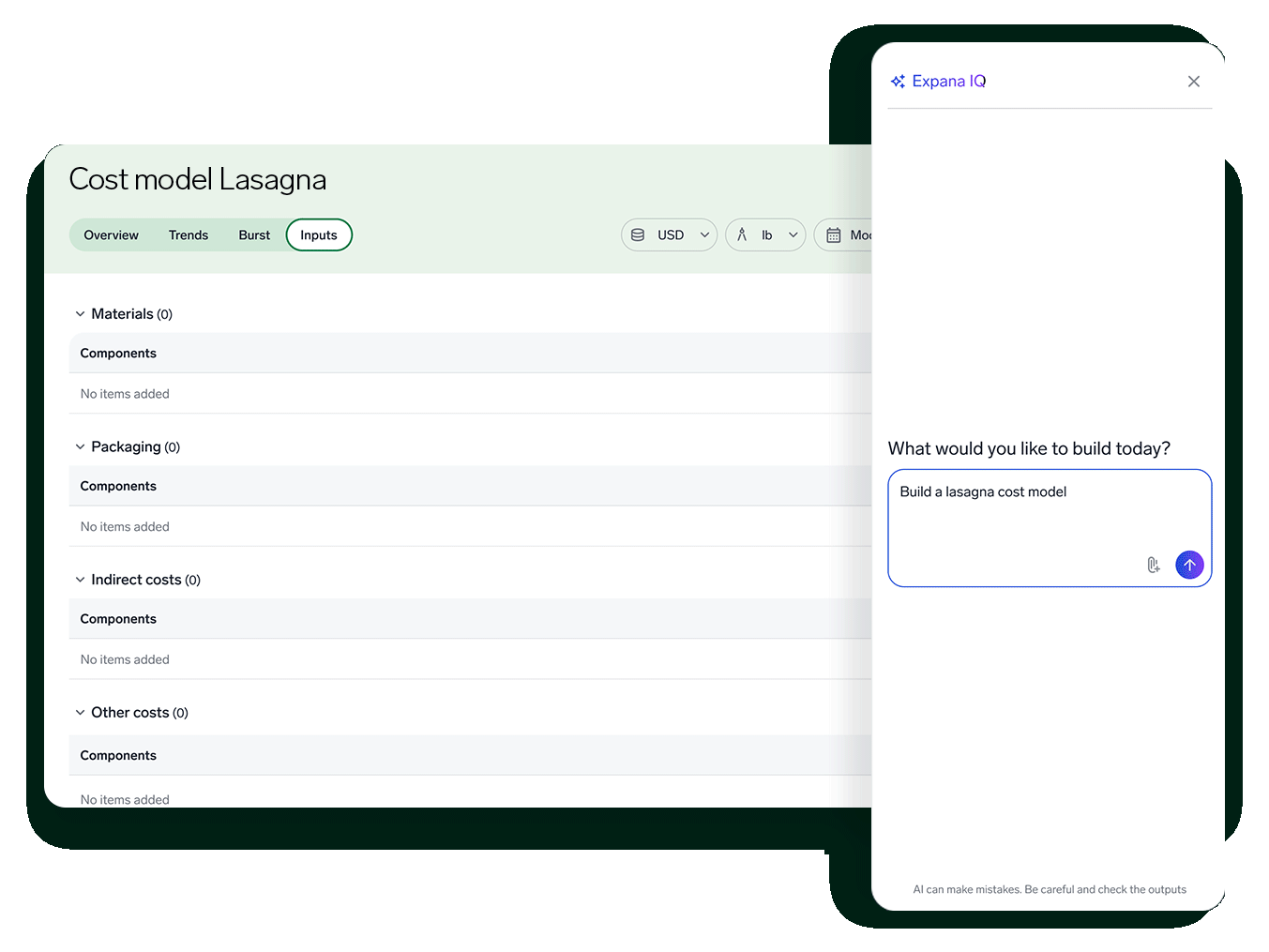 AI Powered Cost Model