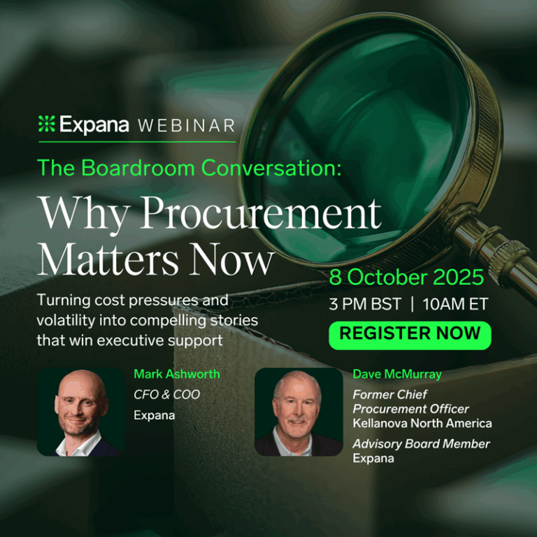 The Boardroom Conversation Procurement as a Strategic Advantage