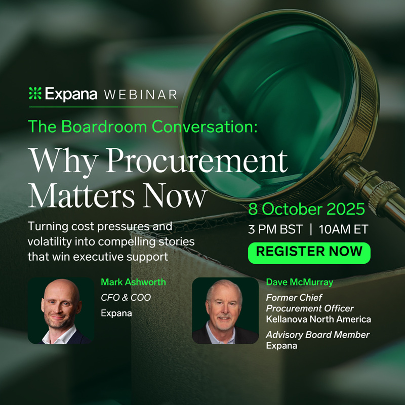 The Boardroom Conversation Procurement as a Strategic Advantage