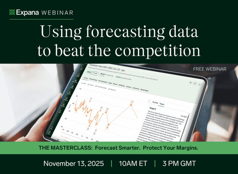 using forecasting data